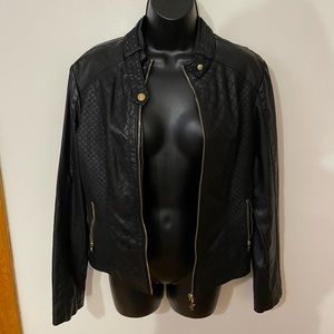 Guess Faux Leather Moto Jacket